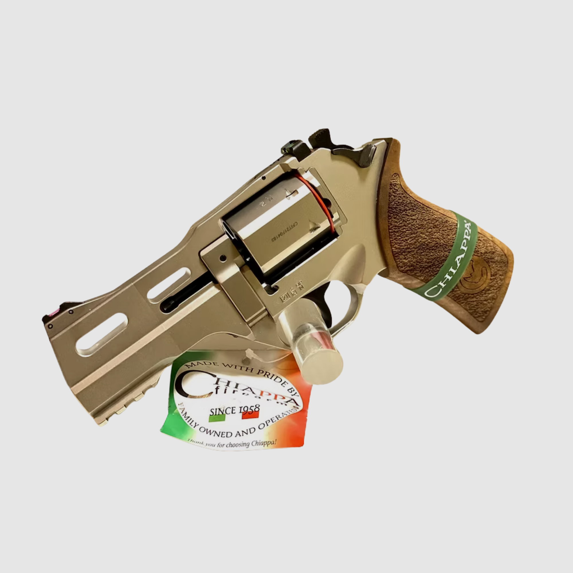 CHIAPPA RHINO 40DS Revolver Nickel, afbeelding 1 van 3