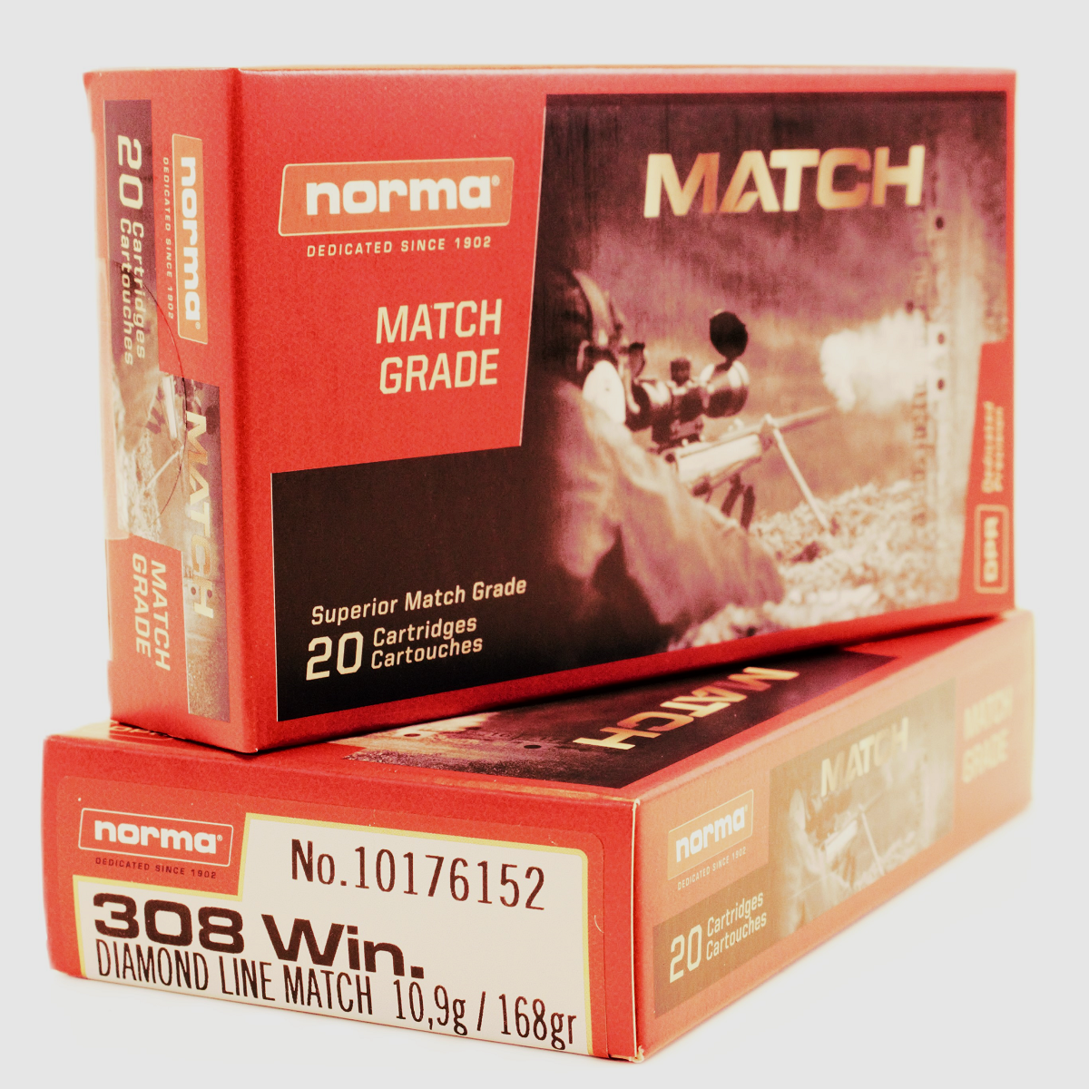 NORMA 308WIN 168GR DIAMOND LINE MATCH