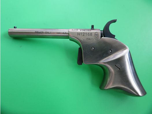 DP Davide Pedersoli Derringer Rider, Edelstahl, Kal. 4,5; .177, wie neu! Vorderlader Perkussion   #9