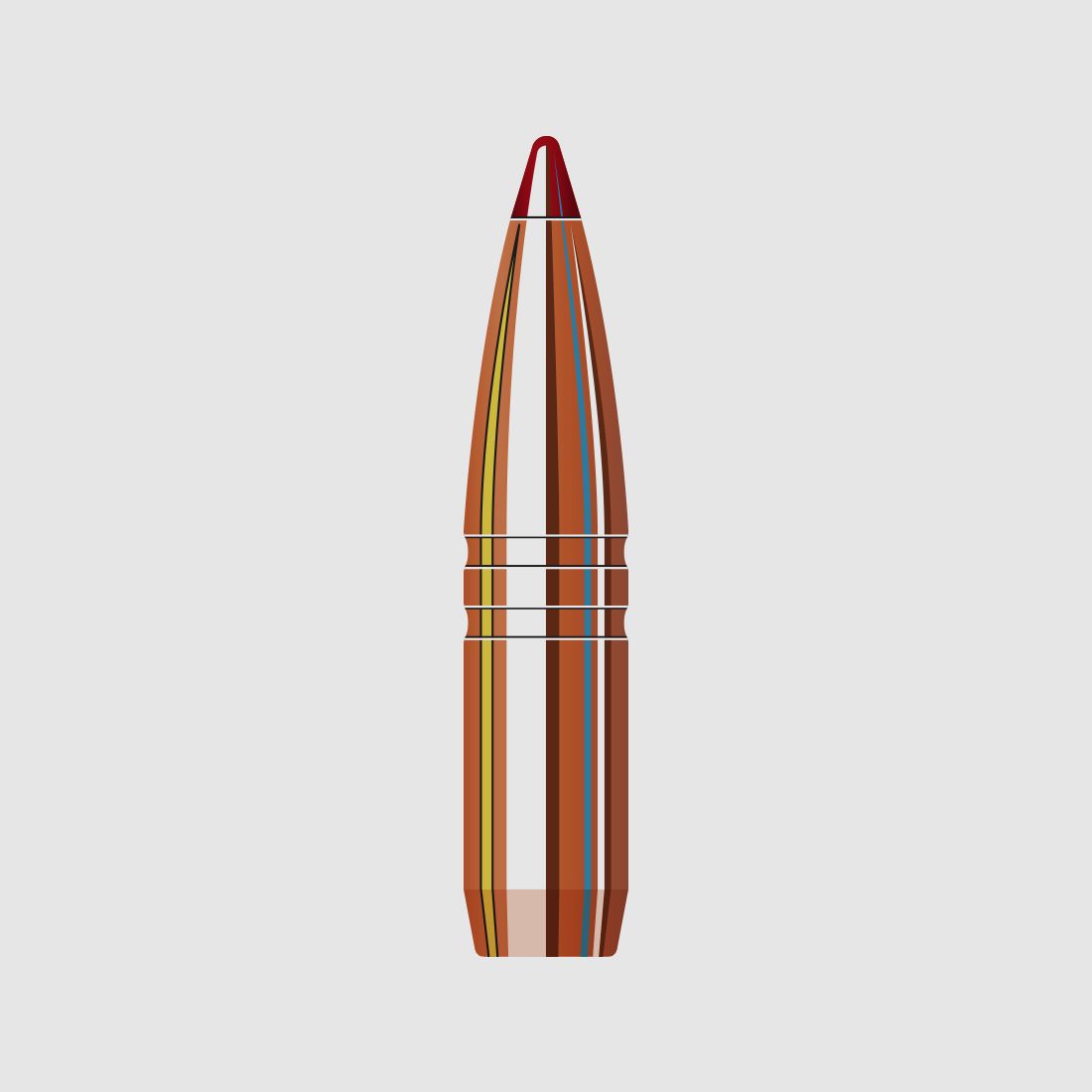 Hornady bullet .270/.277 CX 130GR lead-free 50 pieces