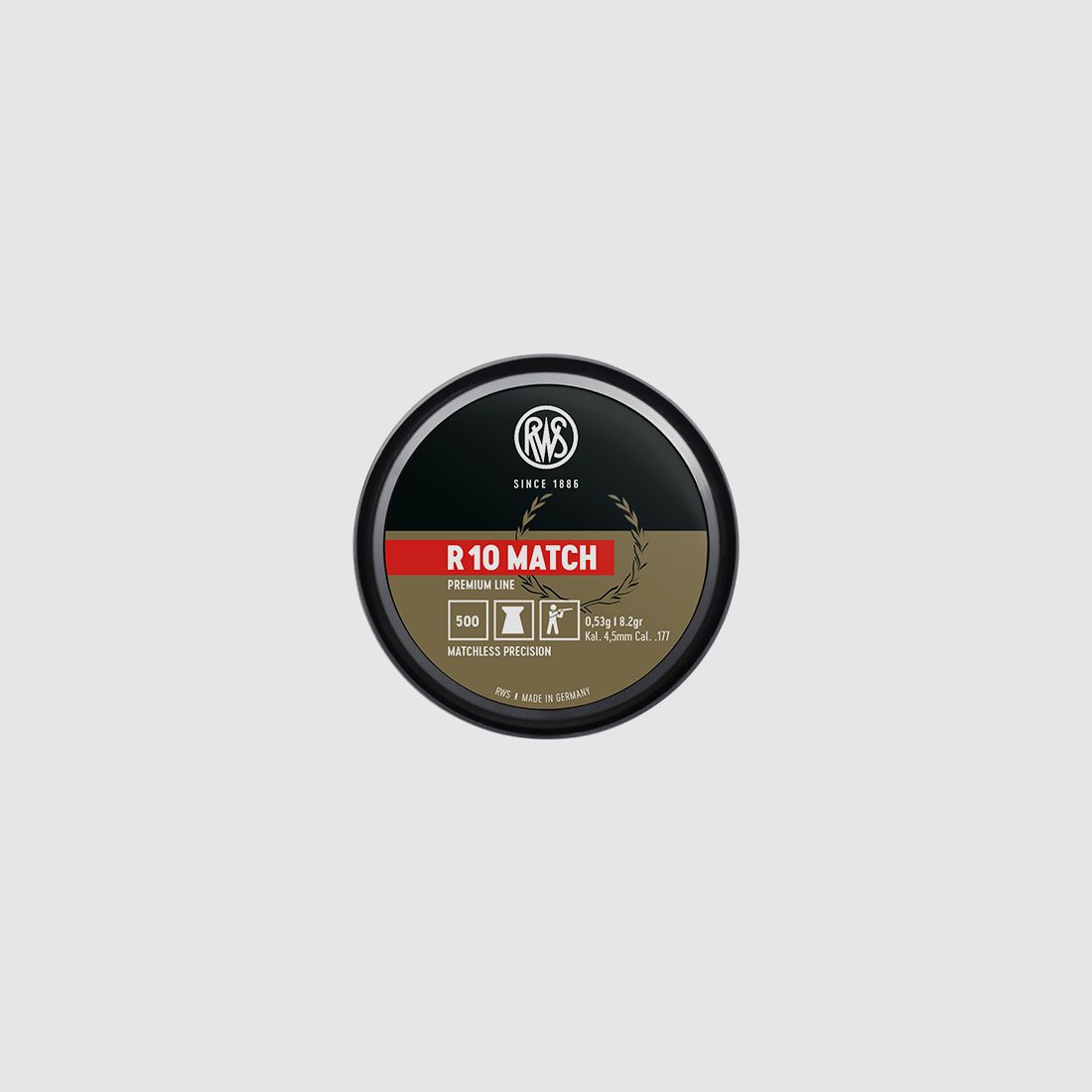 RWS R10 MATCH PLUS PREMIUM DIABOLOS - 4,5MM - 0,53G - 500 STÜCK