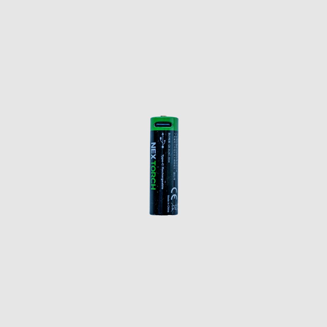 NEXTORCH DC0087C 14500 Batterie USB-C – 3,6 V 880 mAh pour TA15 et TA10
