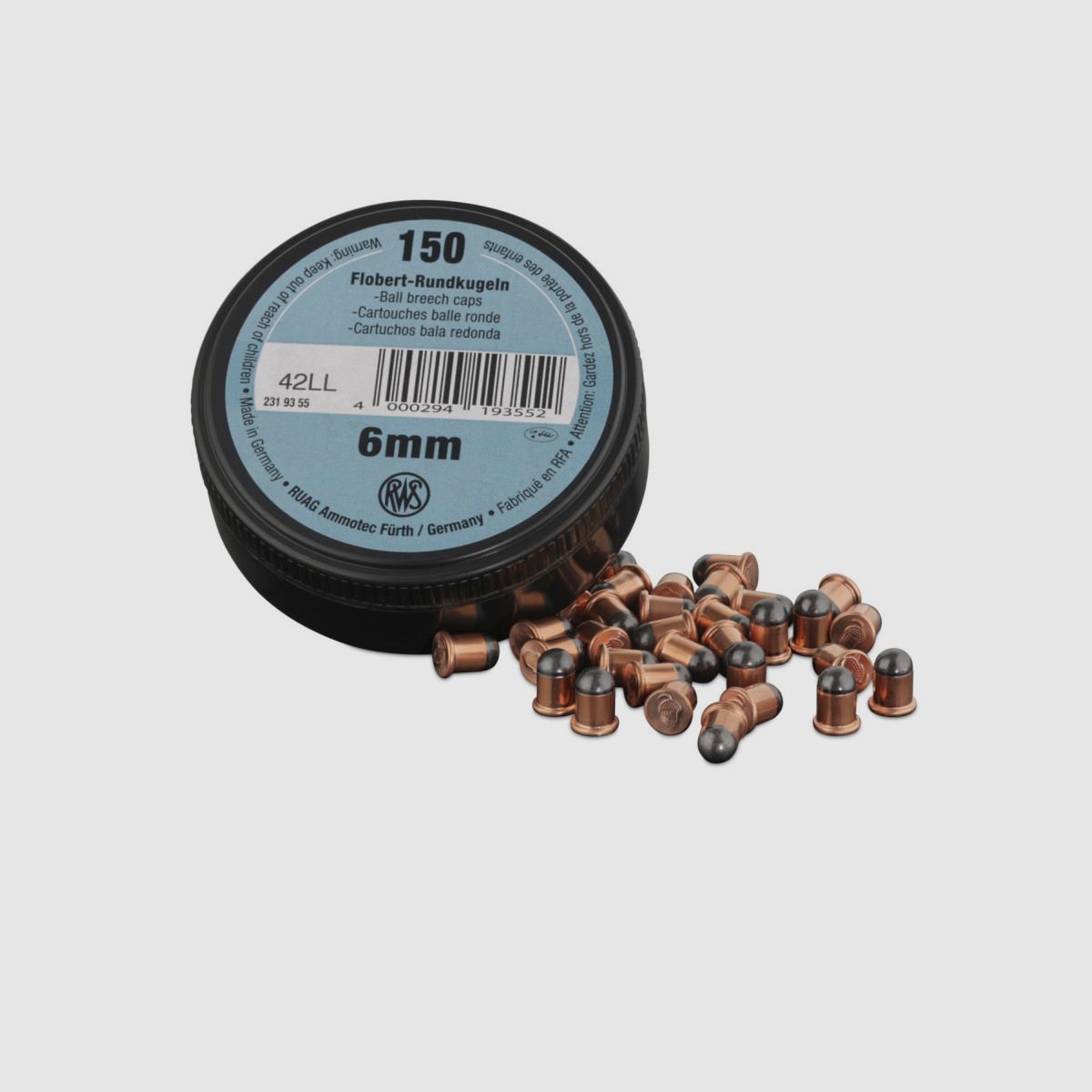 RWS 9mm DOUBLE CHARGE N°8 50/2.000/66.000, image 1 sur 2