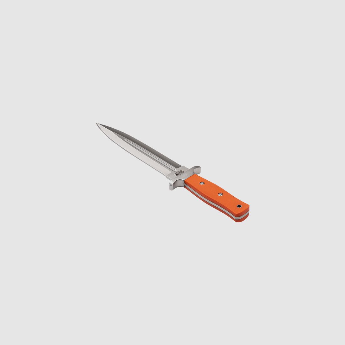 Mauser 80414842 Abfangmesser Klingenlänge 21,5 cm 440C-Stahl Gewicht: 451g Parierstange orange