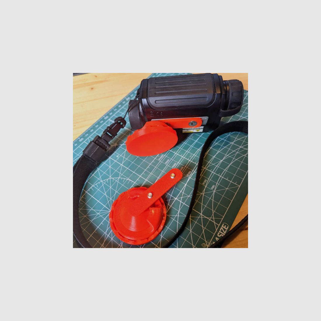 Für Infiray FH25R/FL25R und baugleich - Magnethalter zur Befestigung an der Bekleidung.