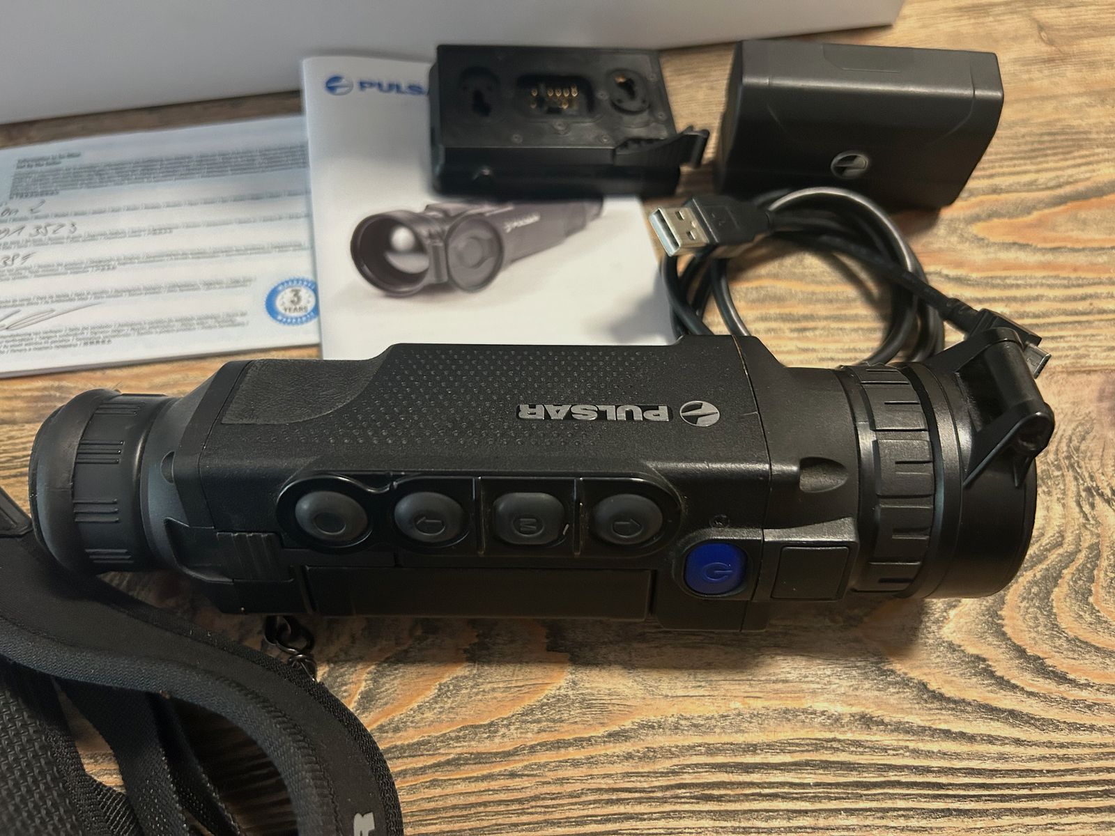 Dispositivo de imagen térmica Pulsar Helion 2 XQ38F en OVP con 2 baterías etc.!