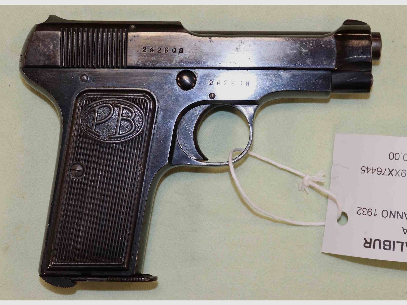 Beretta Model 1915-19 Pistol from 1932 Caliber 7.65, image 2 of 4