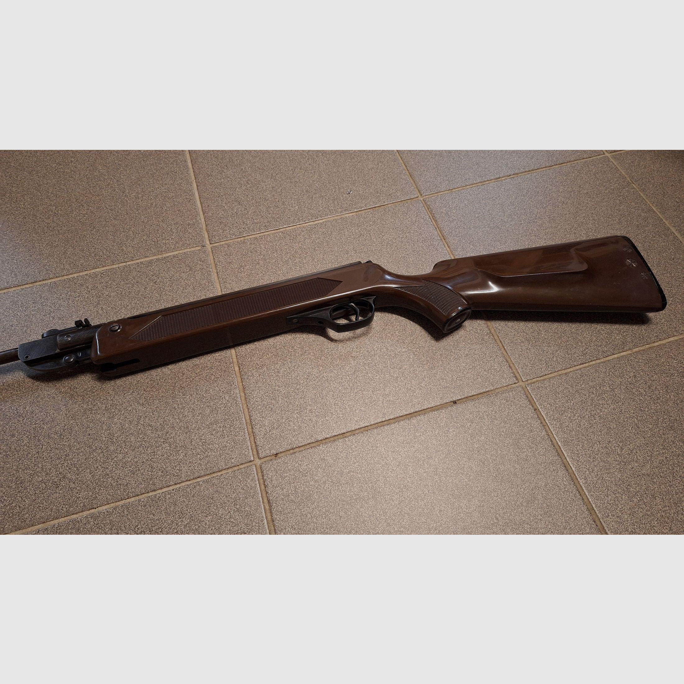 Air rifle Model 304 Haenel Suhl Original DDR Brown 49cm barrel!