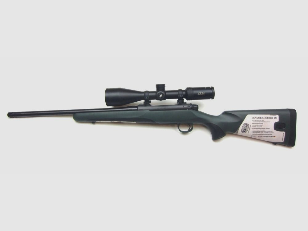 Mauser	 Komplettangebot R.-Büchse Mauser M18 Waldjagd .308 Win. mit GPO Spectra 5x 3-15x56i