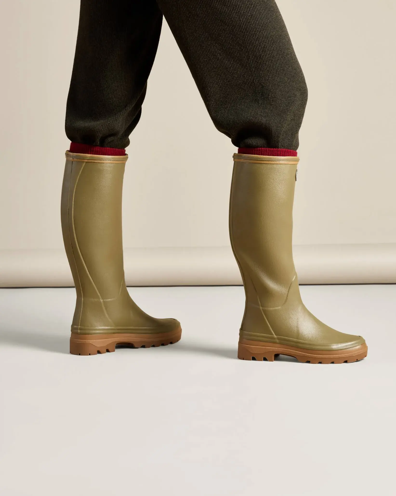 Giverny Damenstiefel Le Chameau mit Jersey-Futter Grün Vierzon, Bild 14 von 16