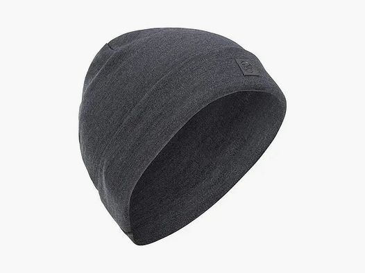 Buff Buff Beanie Merino Heavyweight solid grey