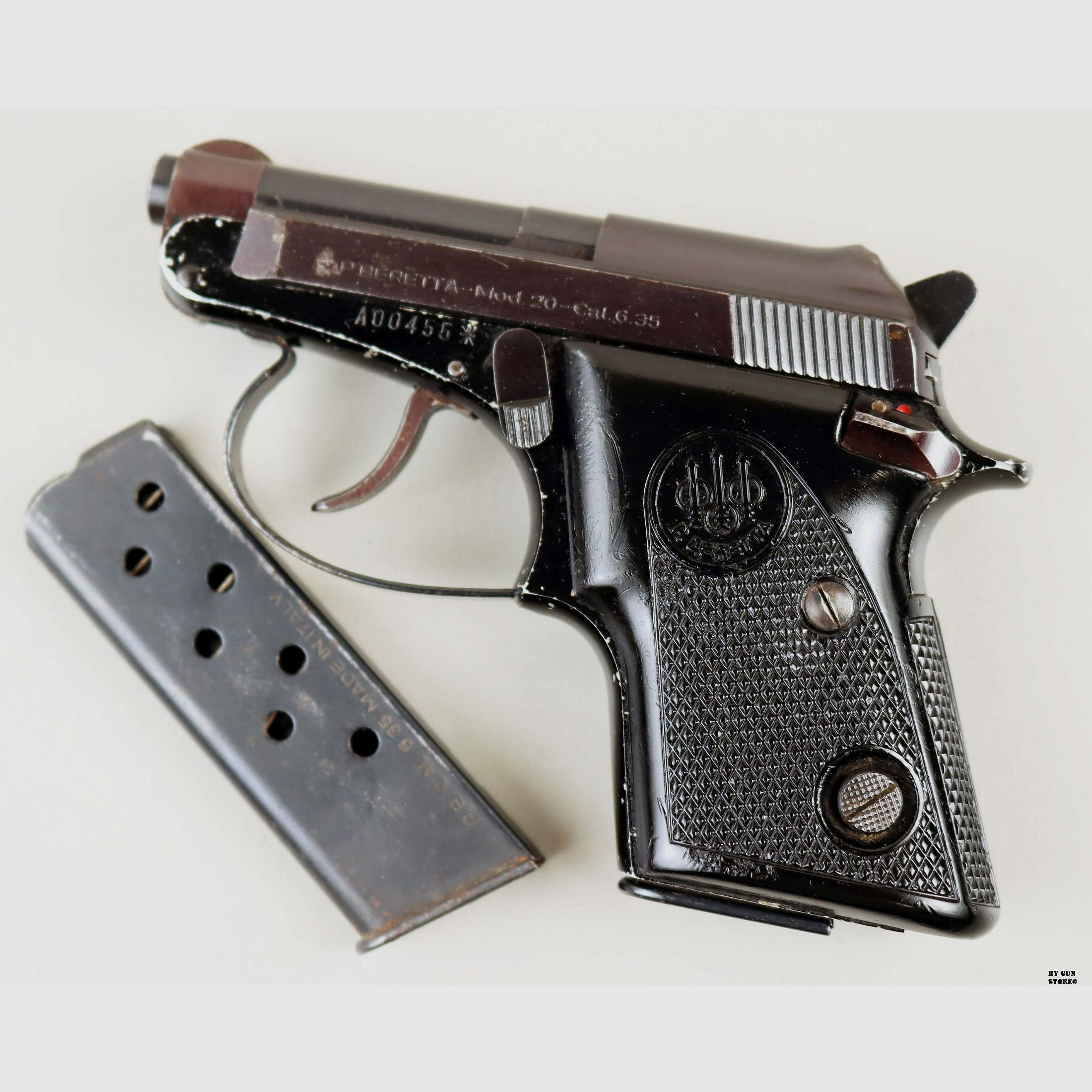 Pistole Beretta mod. 20 Kal. 6,35 mm Matr. A00455, Bild 8 von 8
