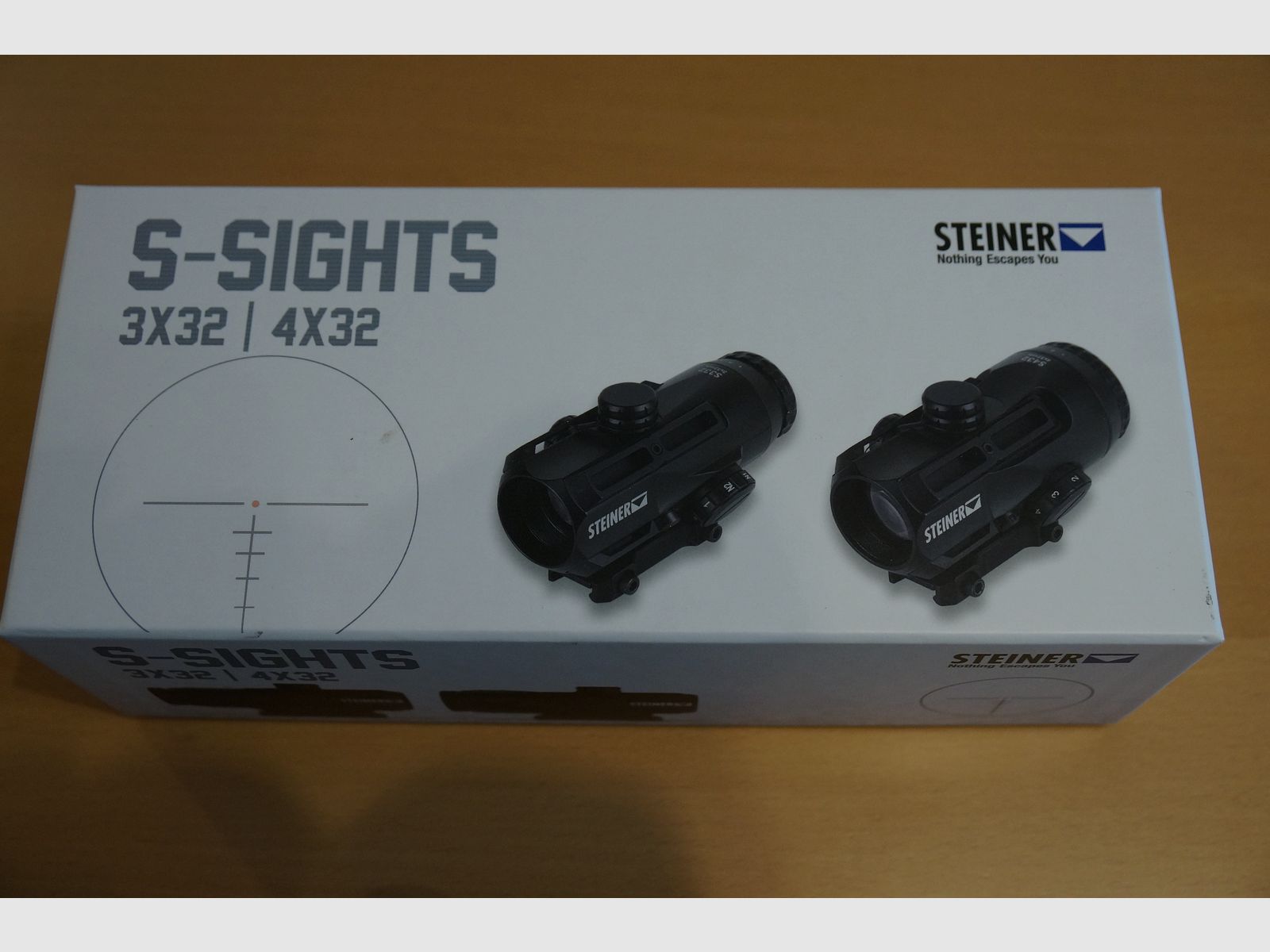 Steiner S-Sights 332 3x32 7,62 Punkt czerwony, Stan idealny
