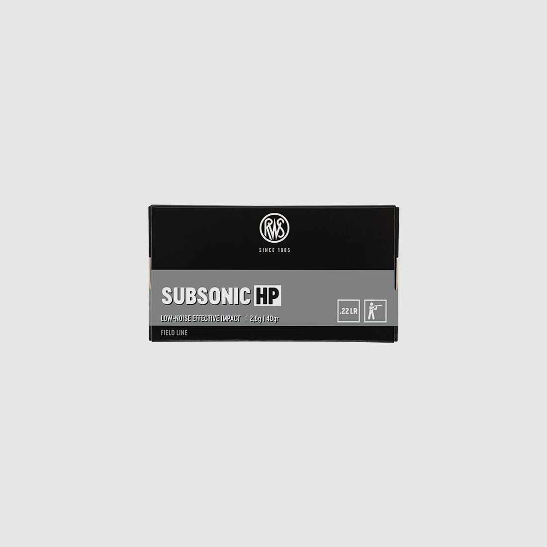 RWS 2132664 .22 LR Subsonic HP 2.6 g 40 gr rimfire ammunition