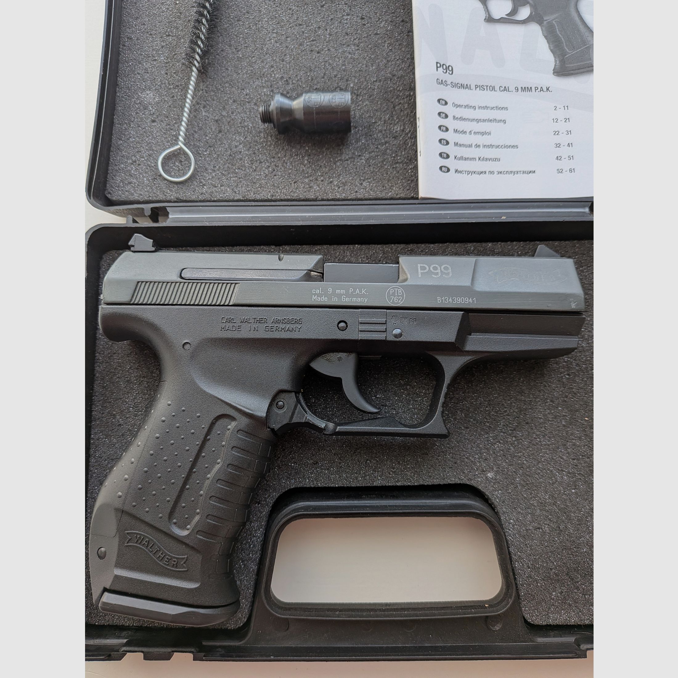 Walther P99 Schreckschuss pistool 9mm P.A.K. P 99, afbeelding 2 van 7