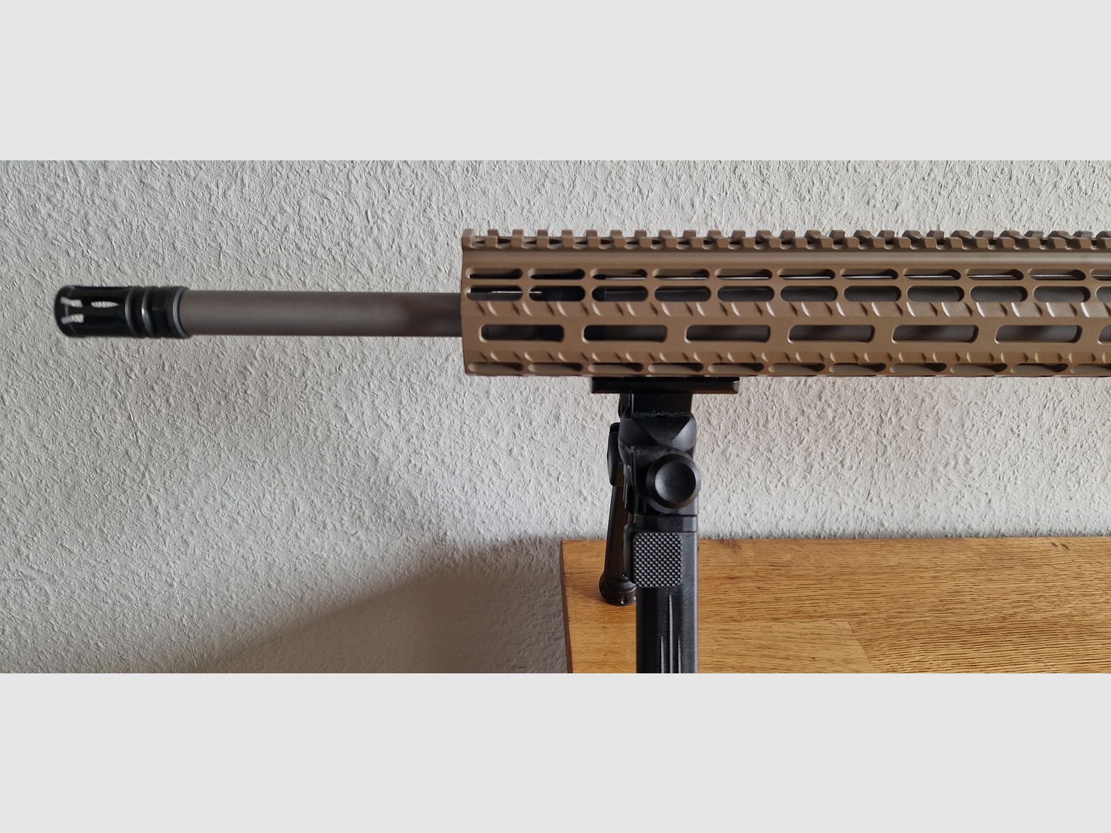 Aero Precision M5E1 FDE with stainless steel barrel in .308 Win (AR10, AR-10, Cerakote, Magpul)