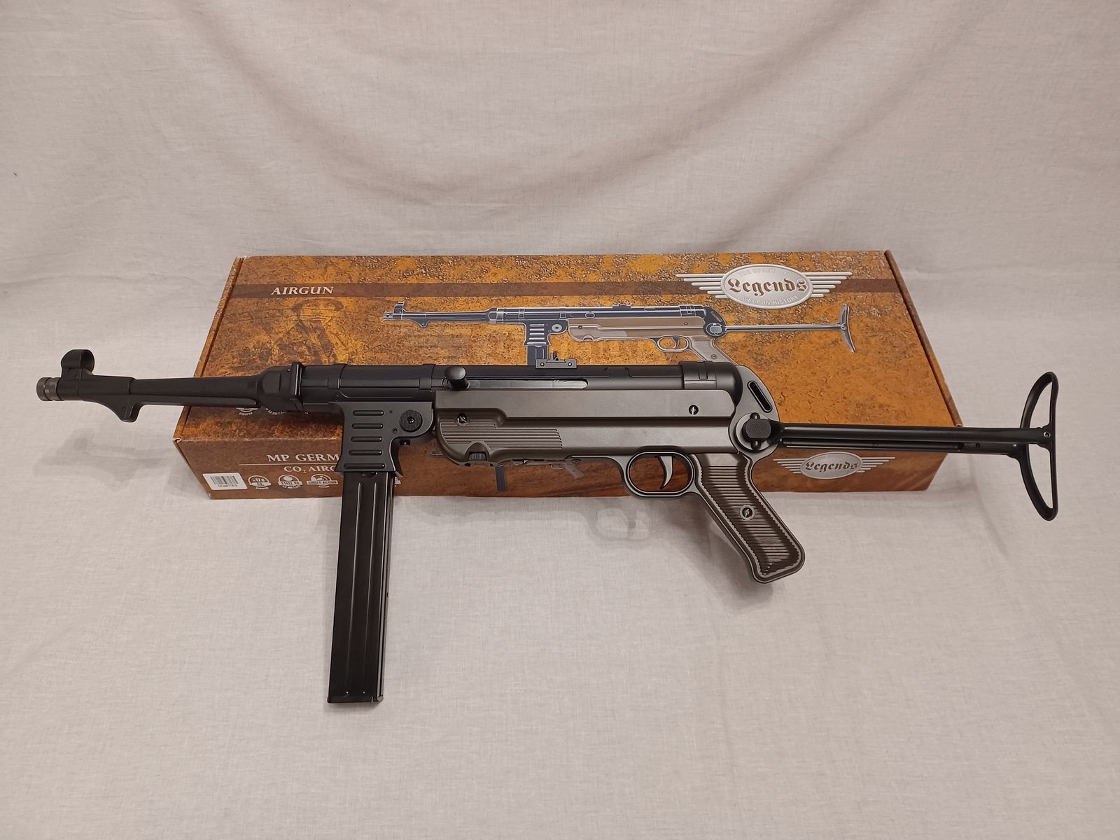 Legends MP 40 / 4,5 mm BB / Blowback / CO2 / Maschinenpistole / OVP (139)