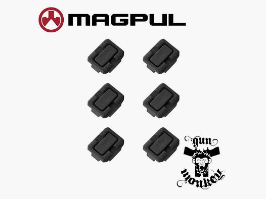 Fore-end cable organizers Magpul Wire Control Kit M-LOK 6 pcs Black (MAG1296-BLK)