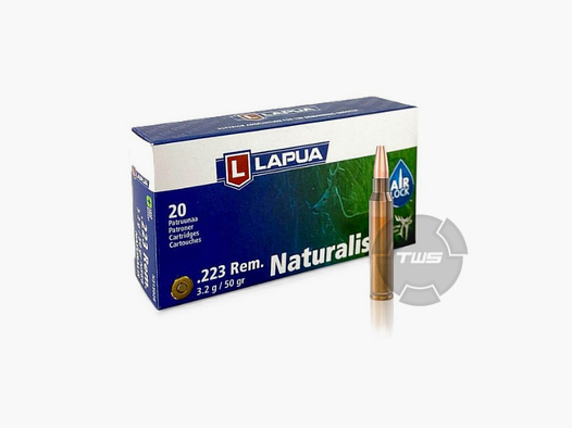 Lapua .223 Rem. 3,2g 50gr Naturalis 20 Stück