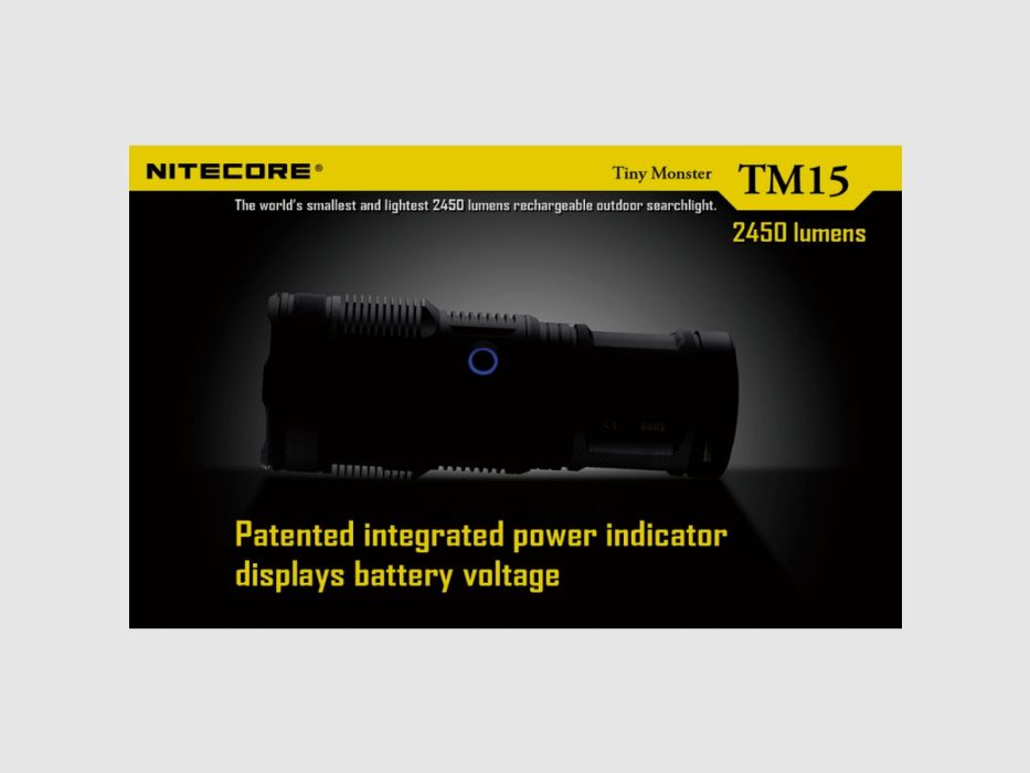 Latarka Nitecore TM15 Tiny Monster 2450 Lumenów, zdjęcie 4 z 7