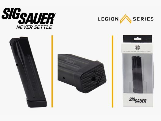 Magasin original Sig Sauer P320 17 coups 9mm Legion pour série X AXG AXG PRO
