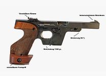 Walther Sport and Service Weapons Walther GSP Sport Pistol Cal 22 L.R. used (Year 77)