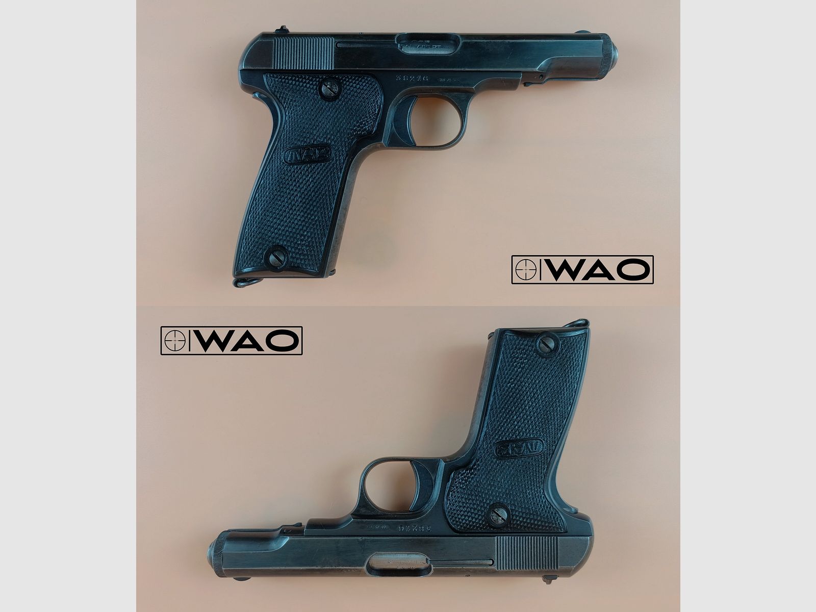 MAB Mod. D, Kal. 7,65mmBrowning *Verzamelset met holster & 2e magazijn"