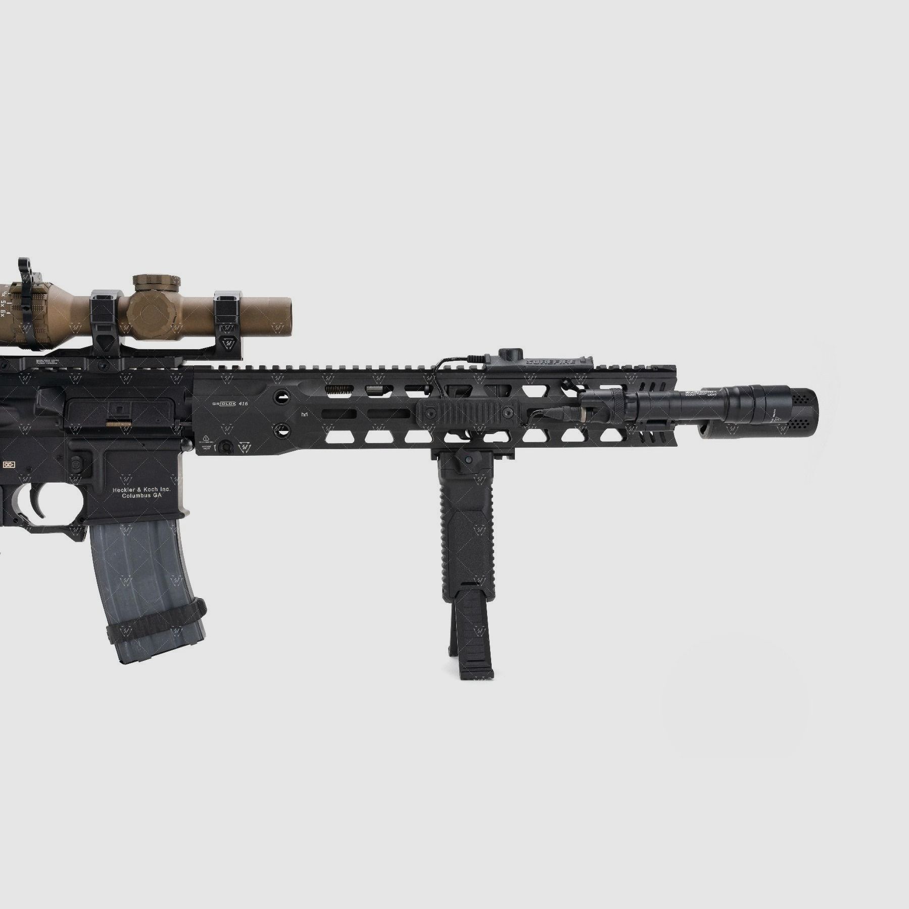 STRIKE INDUSTRIES Strike Picatinny Bipod Grip BLK, imagen 2 de 12