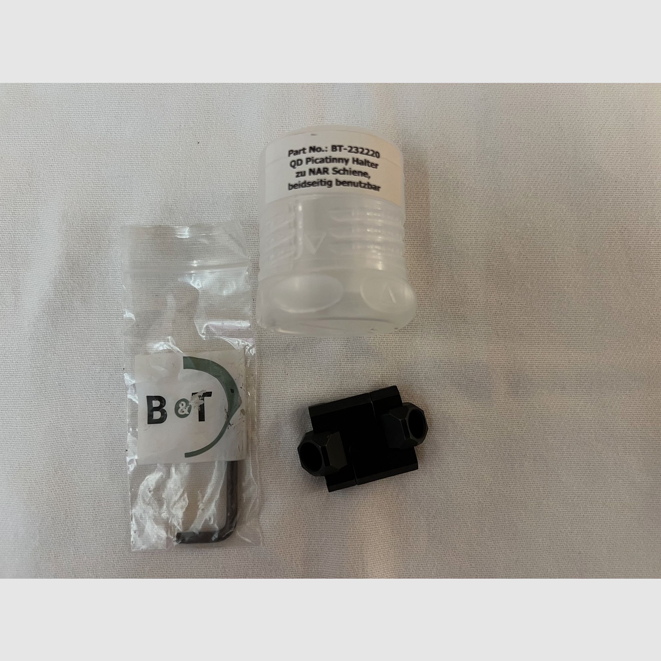 Brügger und Thomet B&T Riemenbügelhalter QD beidseitig Neu NP 70€