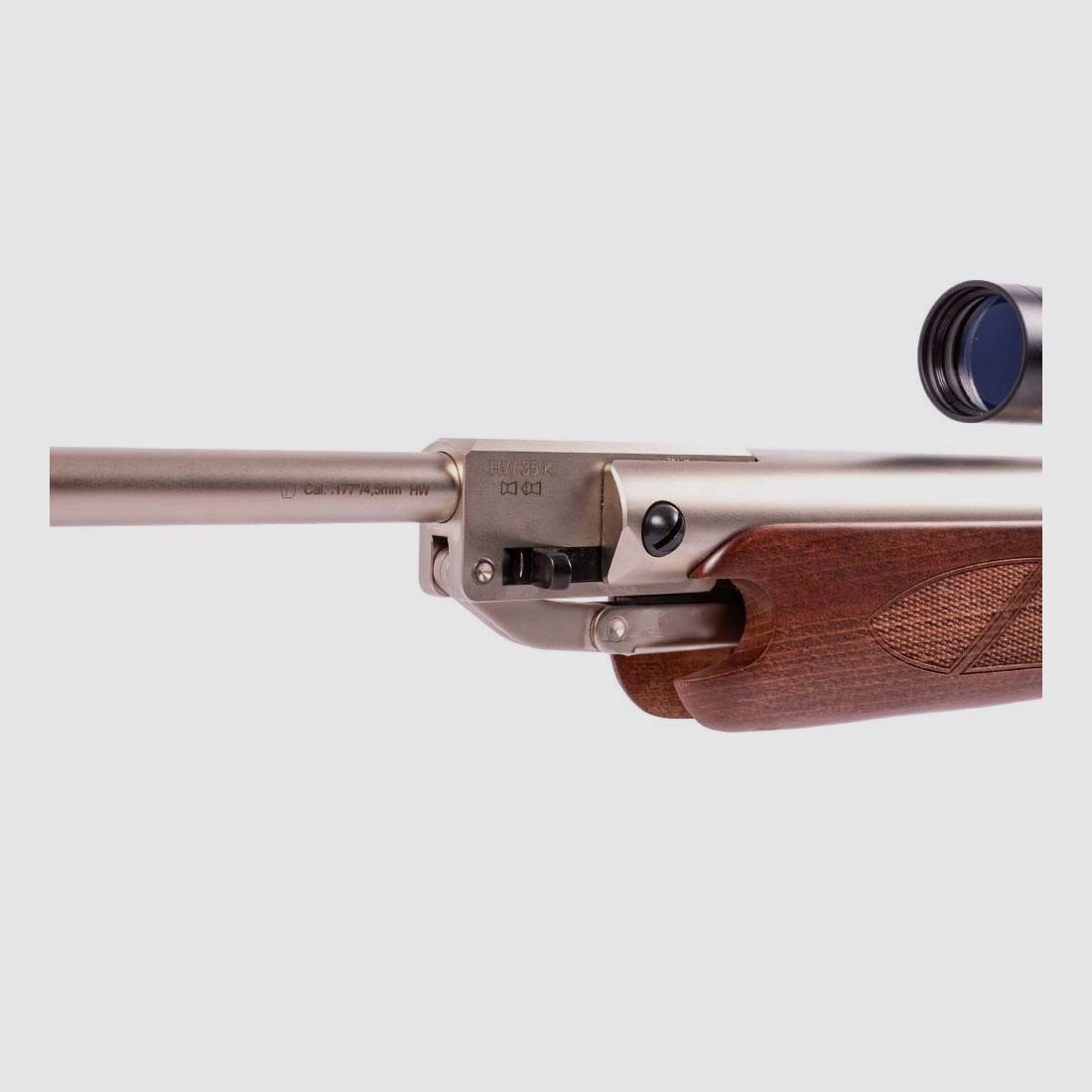 Weihrauch HW 35K Silverwood Rifle de aire Cal. 4,5mm