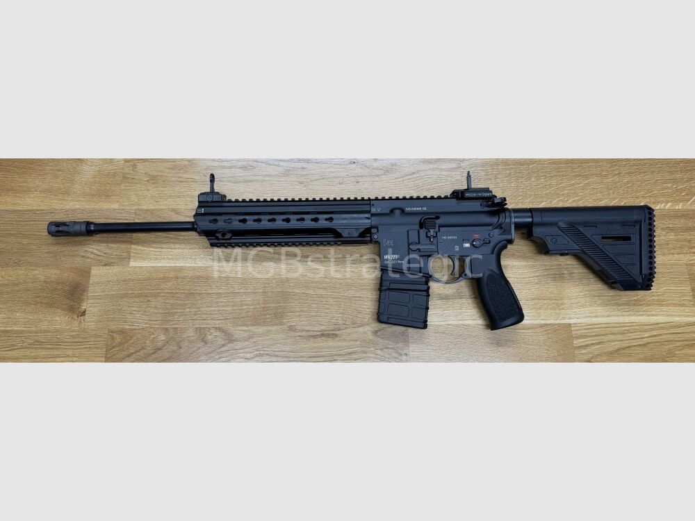 Heckler & Koch MR223 A3 Slim-Line 16,5" cañón - rifle semiautomático .223Rem sistema HK416 / solo 3,32 kg / cañón torneado / a pedido guardamanos largo - completamente personalizado según tus deseos