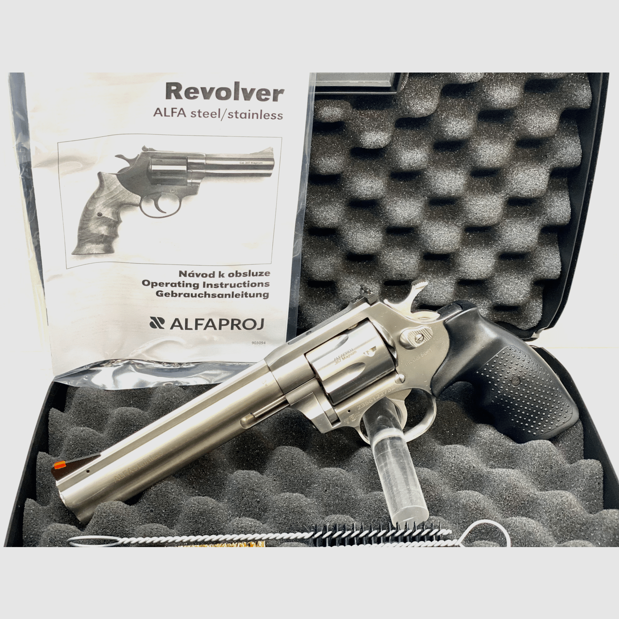 ALFA ProJ Steel stainless 3561 Revolver 6″ | .357 Mag.