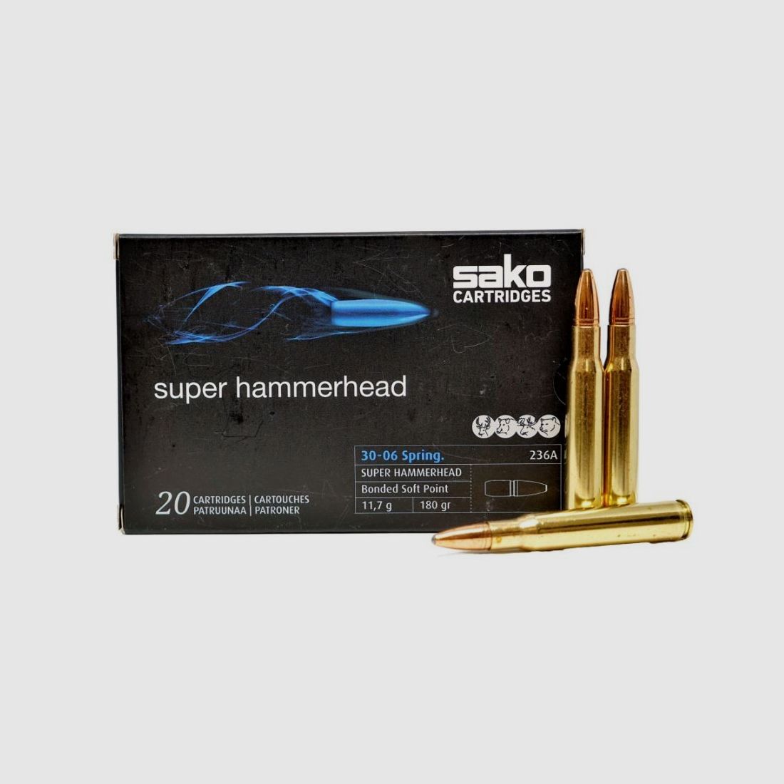Sako 30-06 Spring Super Hammerhead 180gr, Bild 2 von 2