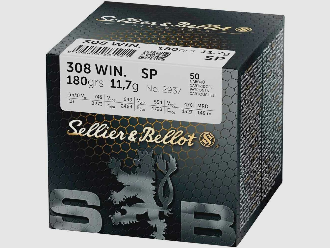 Sellier & Bellot S&B SP 180 grs - 50 pcs