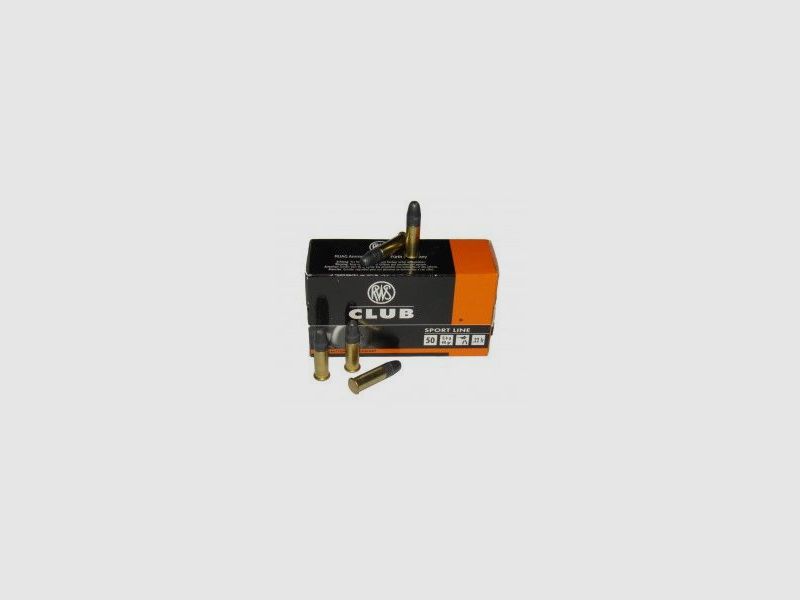 RWS Patrone Kal. 22 LR 40 gr. CLUB MASTER