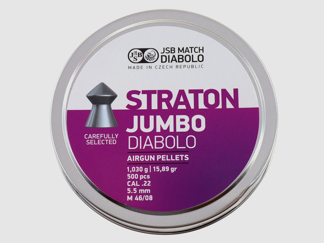 JSB Straton Jumbo Diabolo luchtbuks kogeltjes kal. 5,5 mm 500 stuks