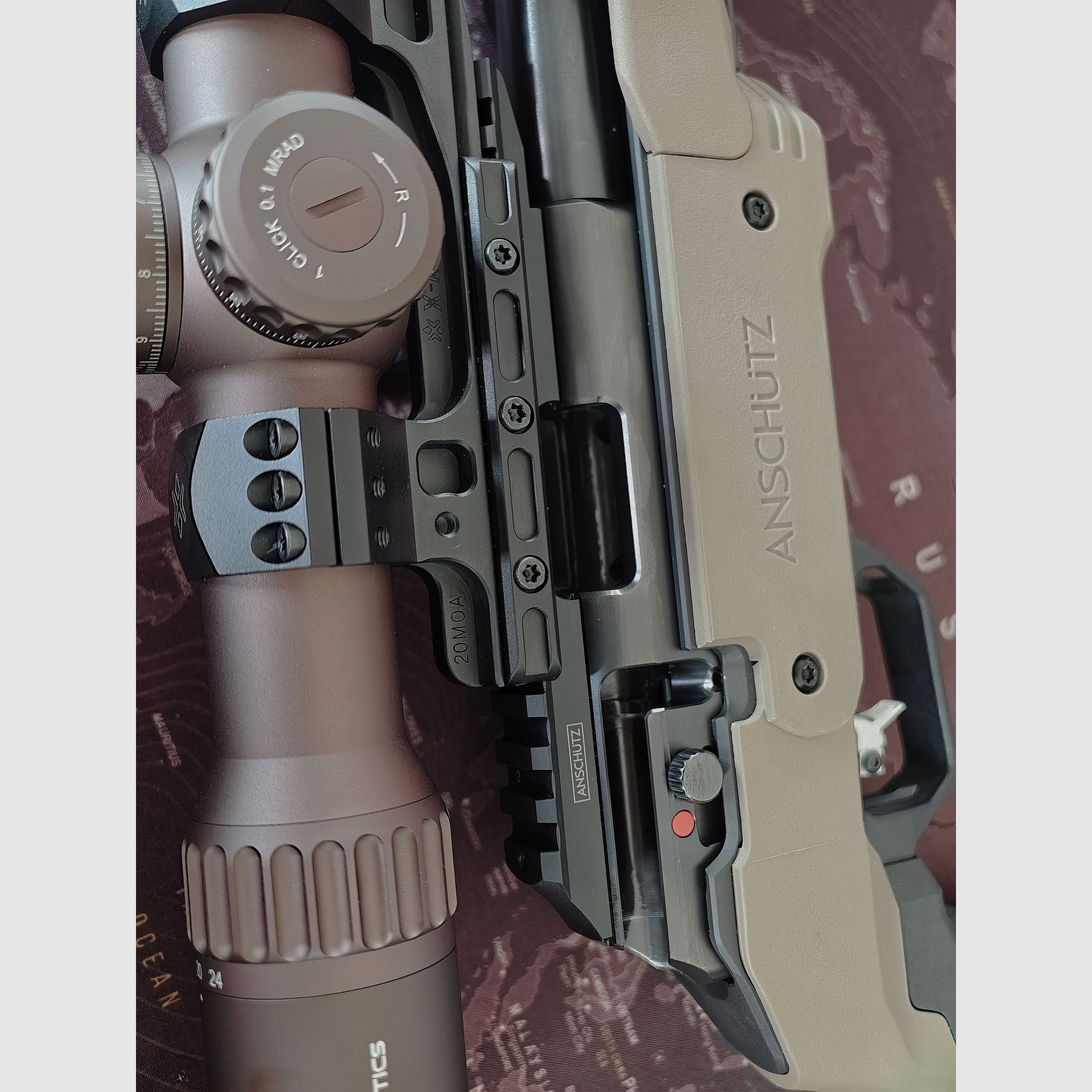 Anschütz APR 1761 Long Range +  XRS Enclosed Forend + Vector Optics SCFF-39 Continental x6 4-24x56 Coyote 