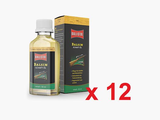 Balsin Aceite Protector Bright 50 ml de Ballistol en caja de 12 uds.