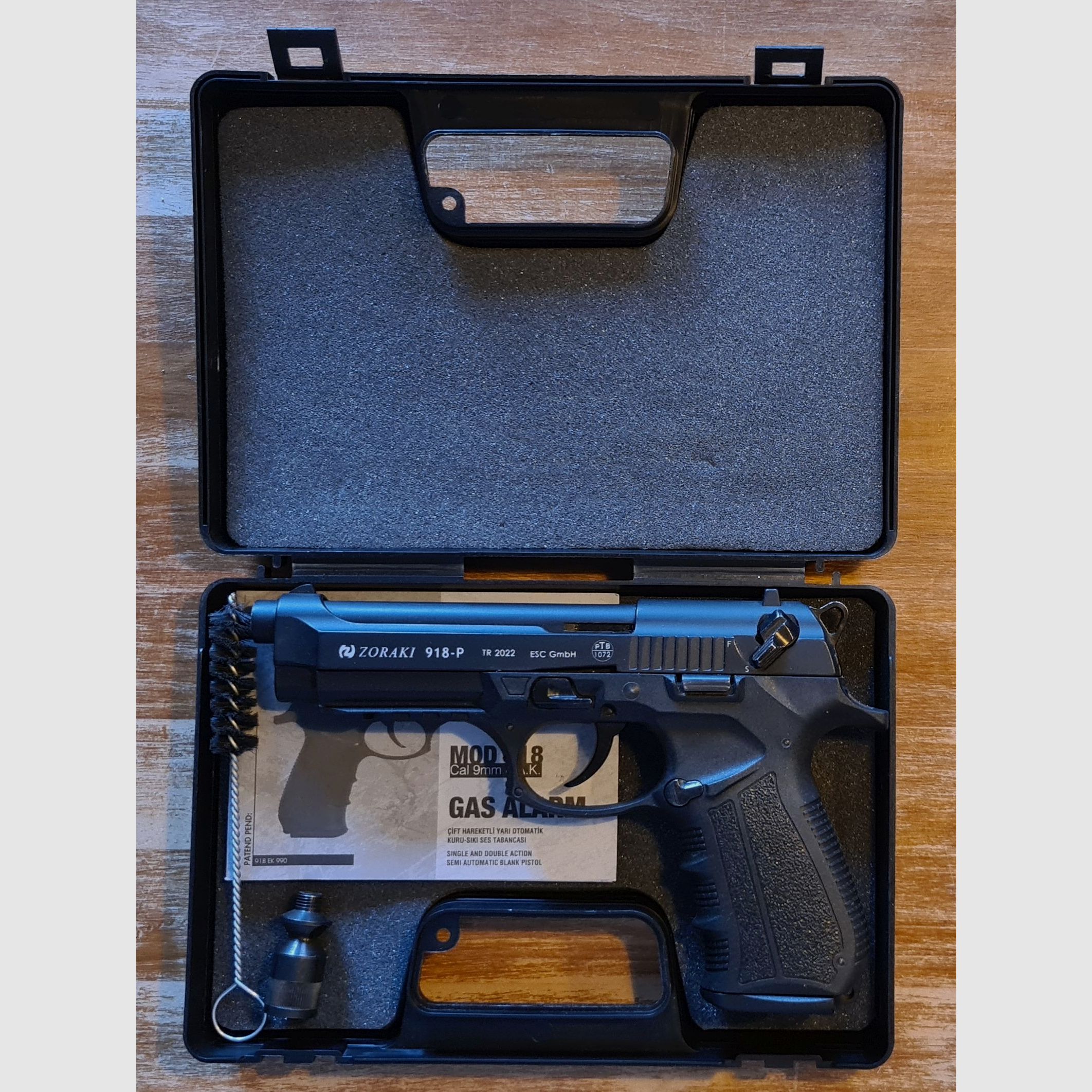 Zoraki 918-P mit komplettem Zubehör