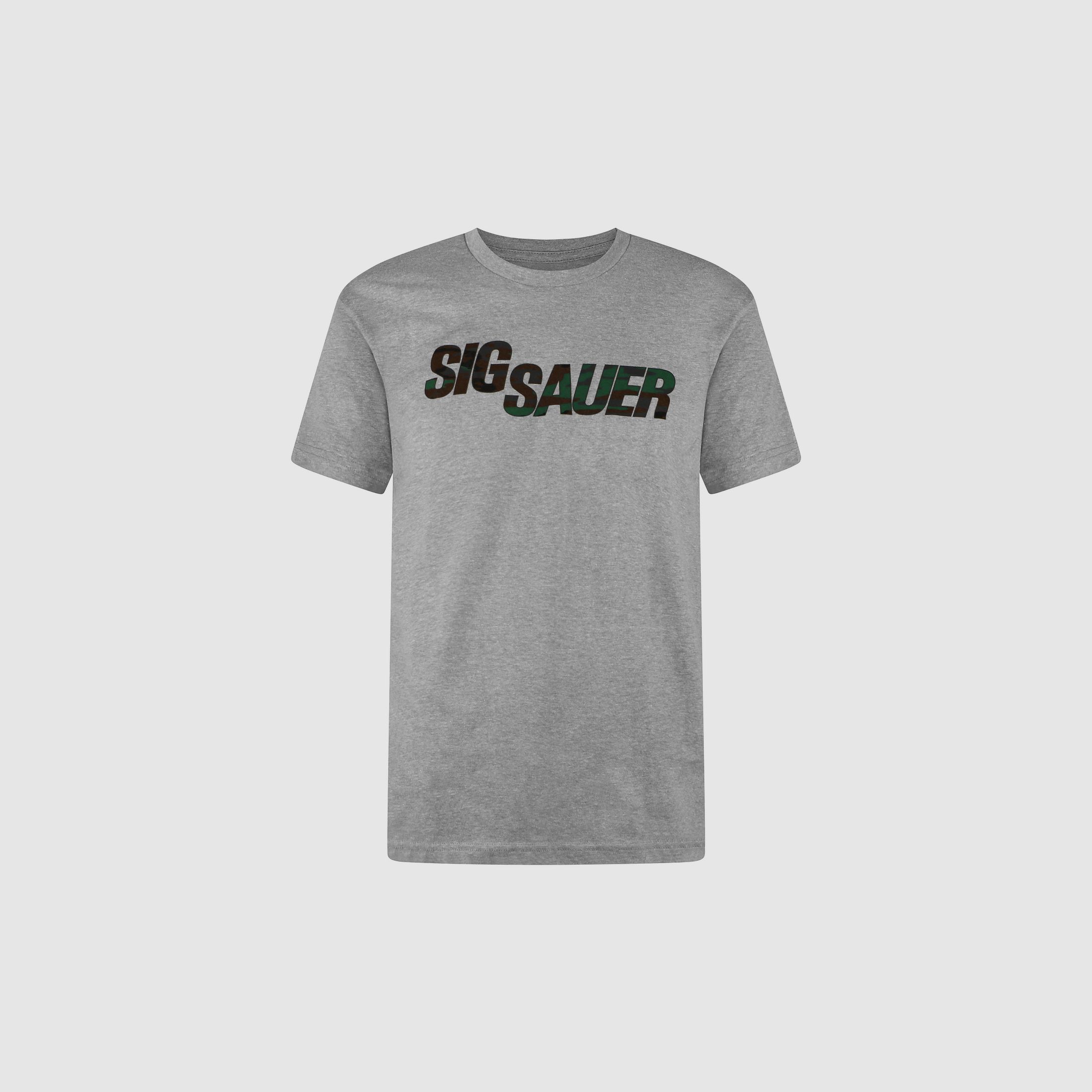 SIG SAUER T-Shirt Grau Multicam Logo