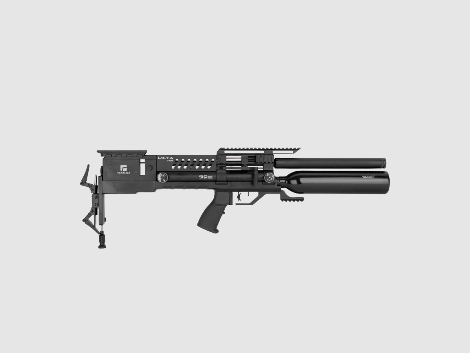 Reximex Meta Plus Carabine à air noire 4,5 mm Diabolo