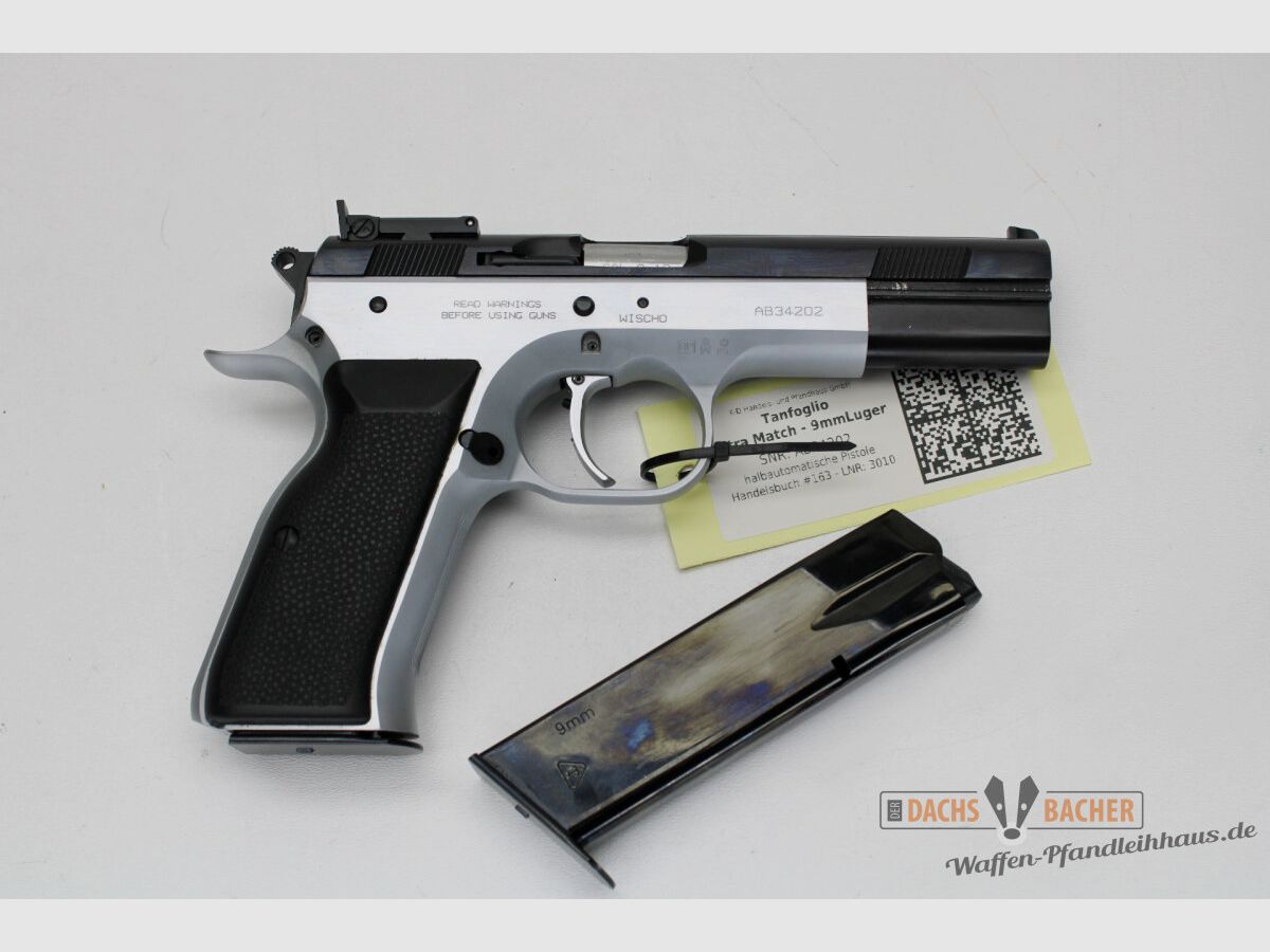 Pistolet Tanfoglio Ultra Match Cal. 9 Para