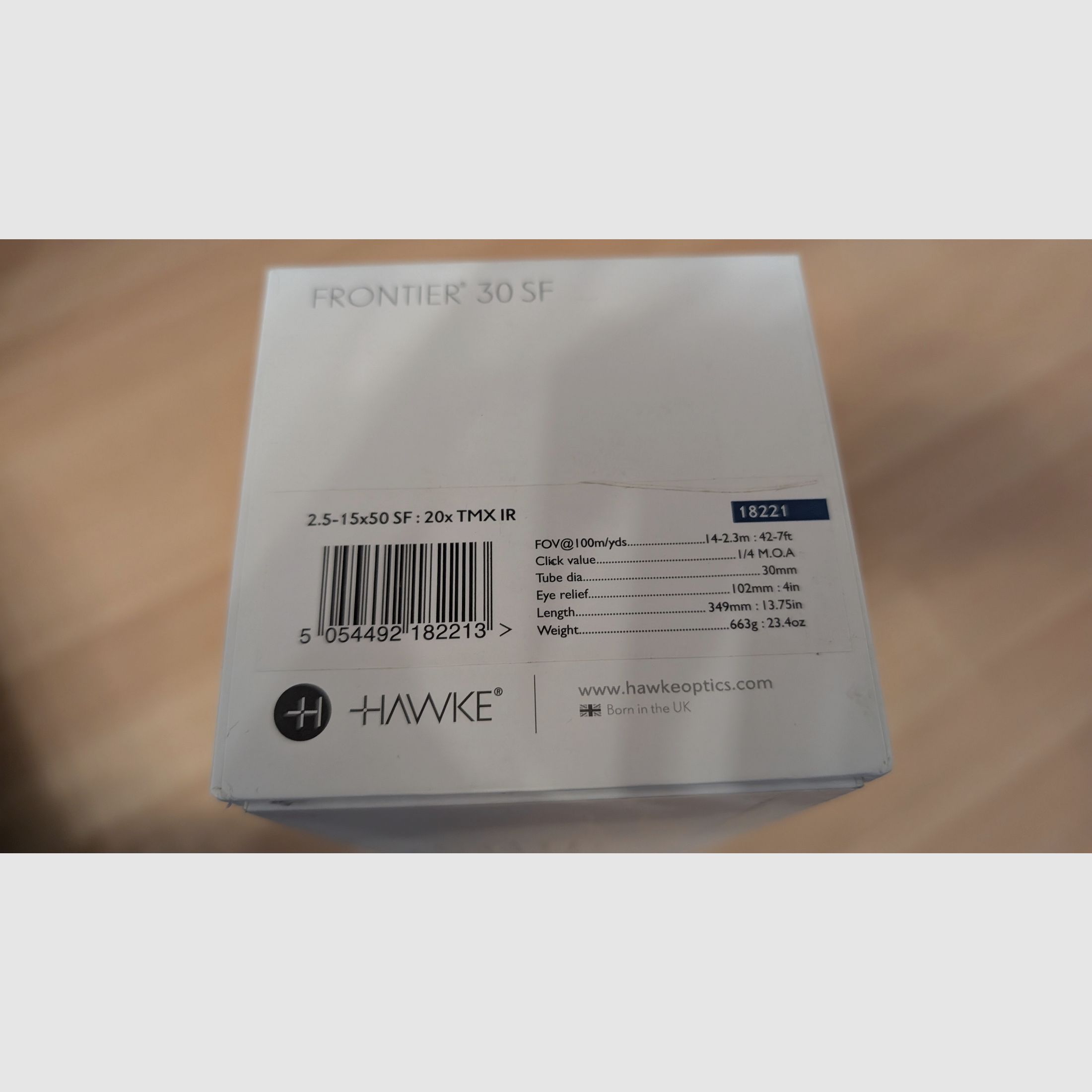 Hawke Frontier 30 SF 2,5-15x50 SF : 20x TMX IR