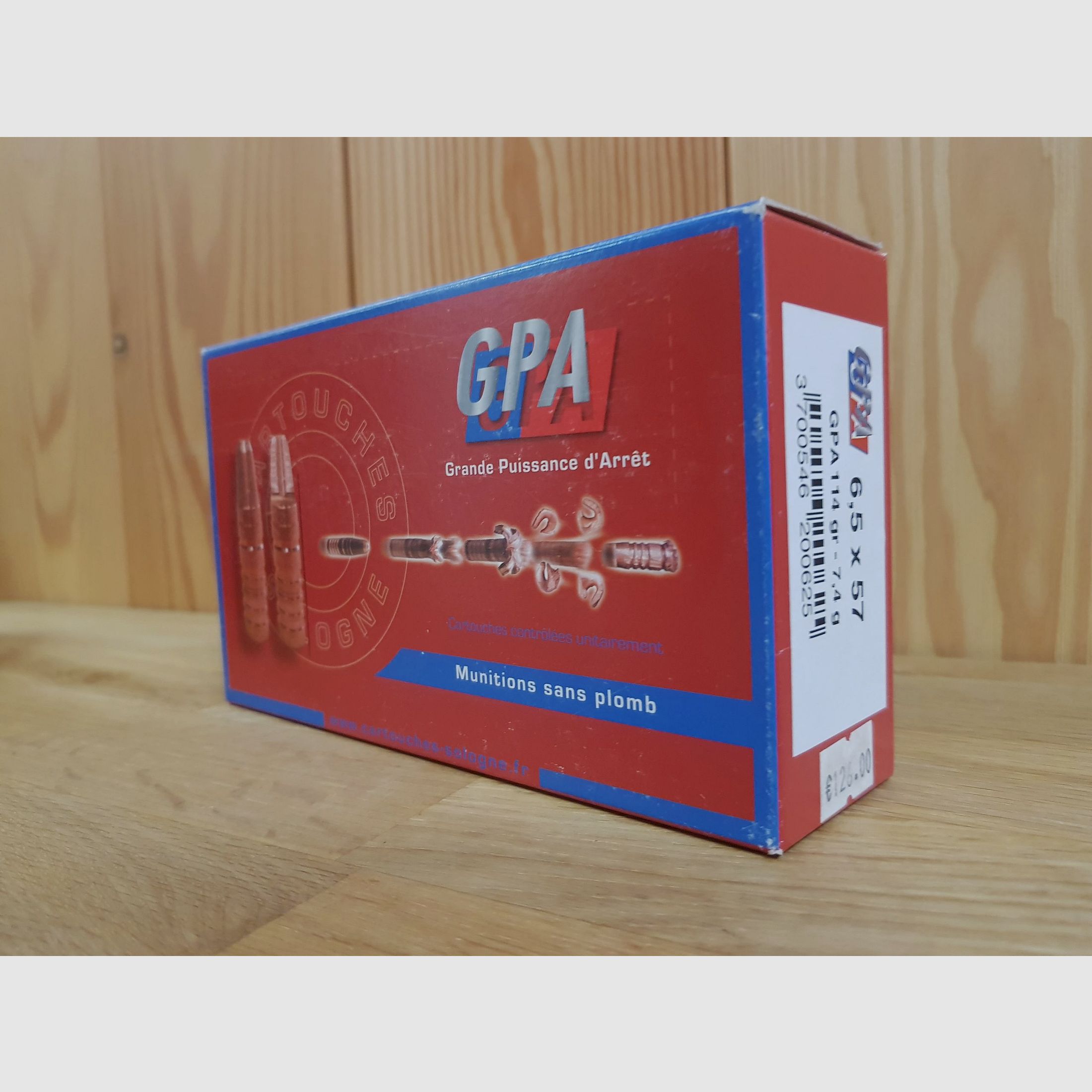 SOLOGNE MUNITION KAL. 6,5X57 MONOLITISCH GPA 114 GR