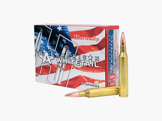 Box of 20 cartridges Hornady 25-06 REM 117GR INTERLOCK BTSP AW8144