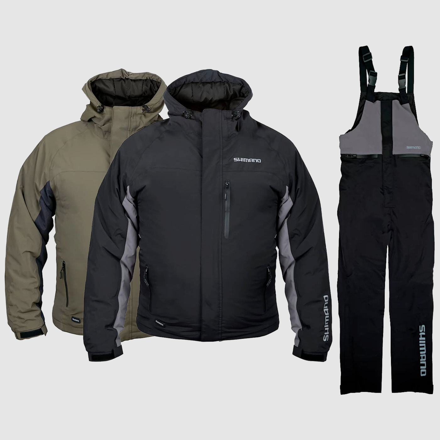 Shimano Jacke / BIBs Angelset gefüttert