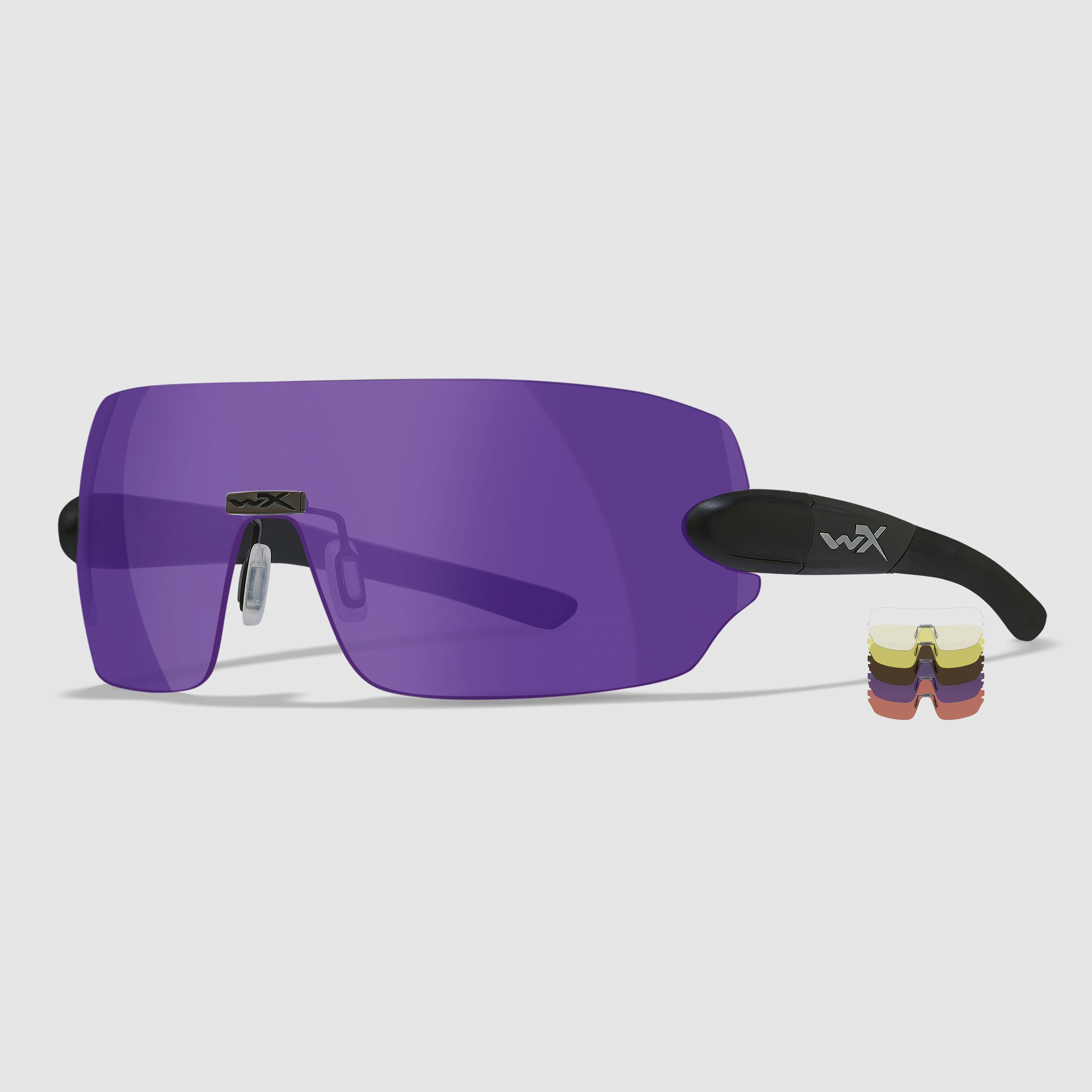 WX Detection Schießbrille mit 5 Wechselgläsern
