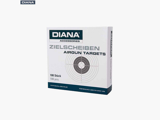 DIANA PAPER TARGETS 14x14cm 100pcs