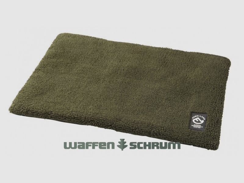 Farmland dog blanket made of fiber fleece 50x70cm / olive
