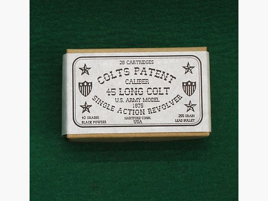 Replika Patronenschachteln .45 Long Colt
